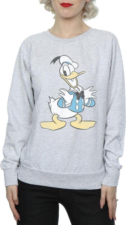 Actual product image Disney Womens/Ladies Donald Duck Posing Sweatshirt (S)