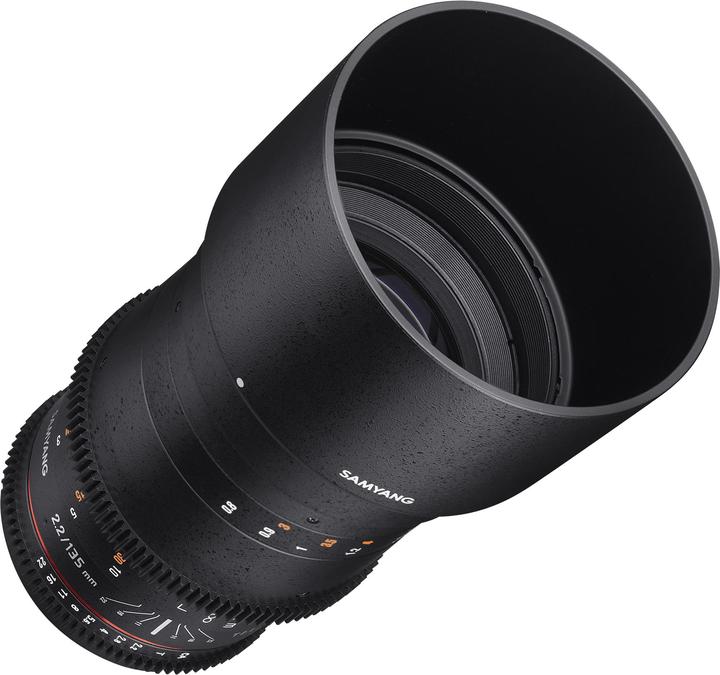 Actual product image Samyang 135mm T2.2 VDSLR Nikon (Nikon F, full size)