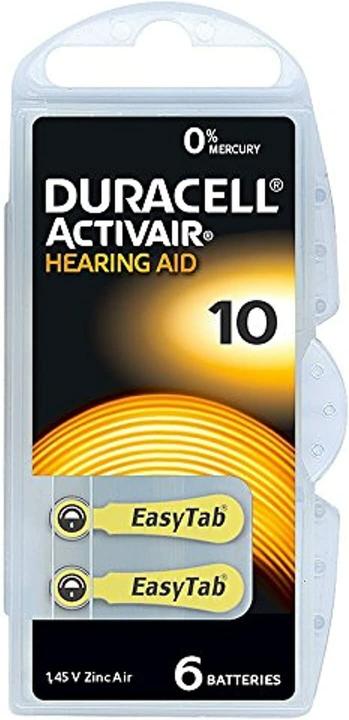 Actual product image Duracell Activair 10 (6 pcs., Device specific, 90 mAh)