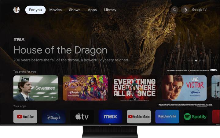 Actual product image TCL 55C809 (55", QLED, 4K, 2023)