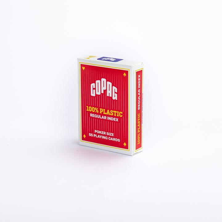 Actual product image Copag Plastic Poker Cards Deck Regular