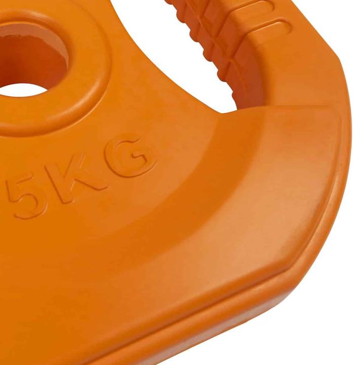 Image du produit Gladiatorfit Disque de poids en caoutchouc avec poignées (1 x 5 kg)