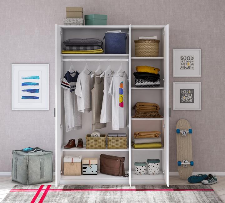 Immagine prodotto Cilek Armadio Linea Bianca 3 porte (137 cm)