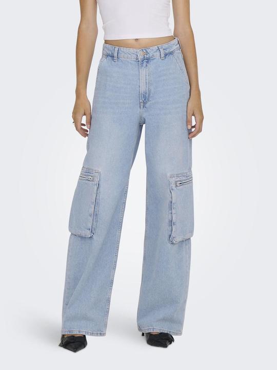 Image du produit Only ONLHOPE EX HW WIDE CARGO DNM CRO Jeans coupe loose (29)