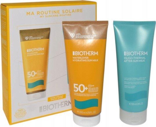 Image du produit Biotherm Waterlover Sunmilk SPG 50 Set Waterlover Sunmilk SPF50 200ml Lait Réhydratant Oligo-Thermal 200ml (Lait solaire, SPF 50, 200 ml, 540 g)