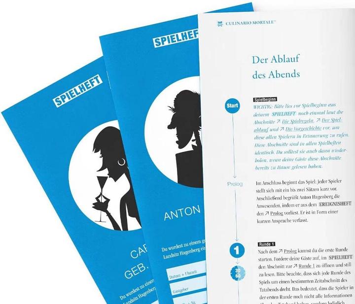 Actual product image Culinario Mortale Shadows over Hagenberg country estate - murder mystery dinner (German)