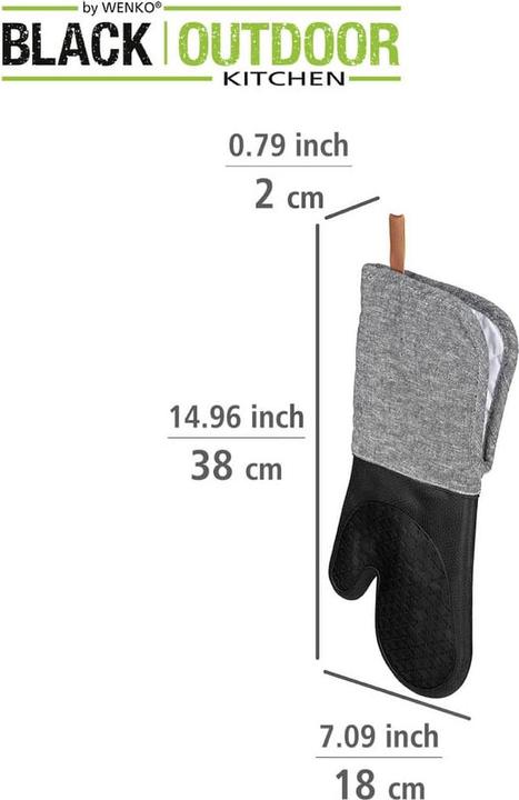 Actual product image Wenko Topfhandschuhe Ada Silikon 2er (Cotton, Viscose, Linen, Polyester)