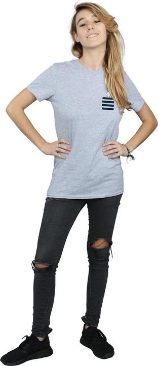 Produktbild Looney Tunes Tweety Pie Striped Faux Pocket TShirt (XXL)