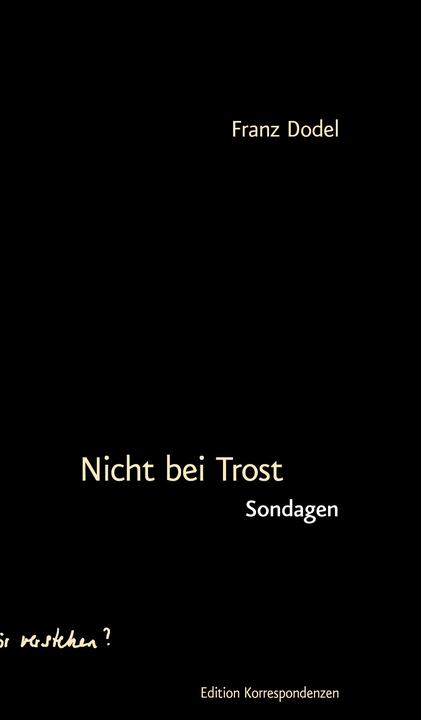 Immagine prodotto Nicht bei Trost (Tedesco, Franz Dodel, 2024)