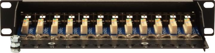Produktbild Digitus Patch Panel 25,4cm 10Zoll Cat5e 12-Port geschirmt