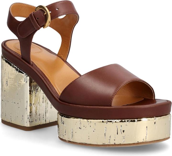 Image du produit Chloé Chlou00e9 Odina Leather Sandals (35)