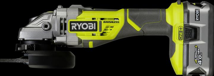 Actual product image Ryobi R18AG7-140S cordless angle grinder (125 mm)