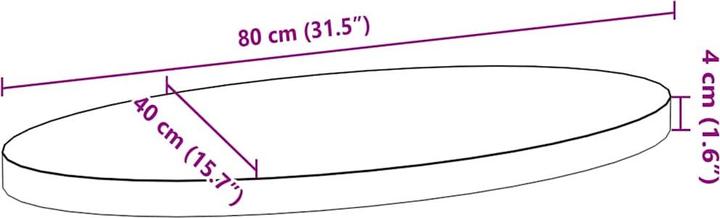 Actual product image VidaXL Lyndsie (80 x 40 x 4 cm)