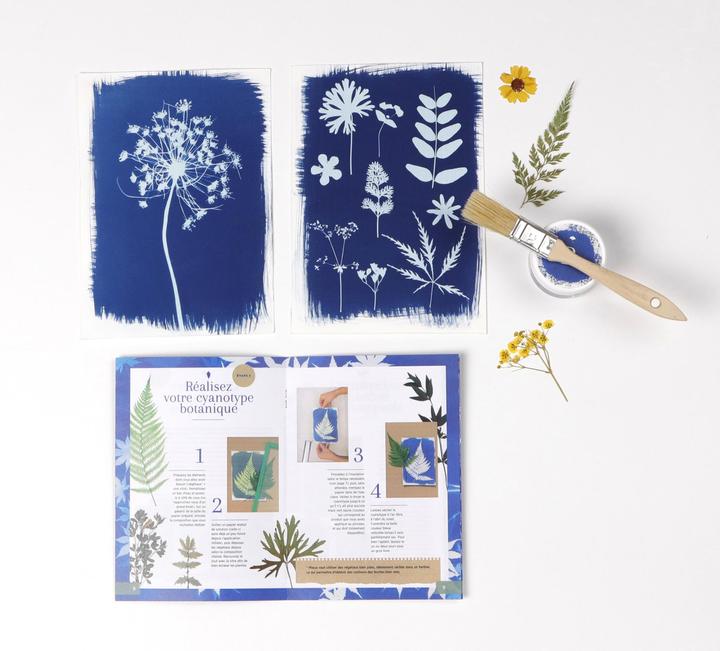 Actual product image Clairefontaine Cyanotype Creative Kit Set