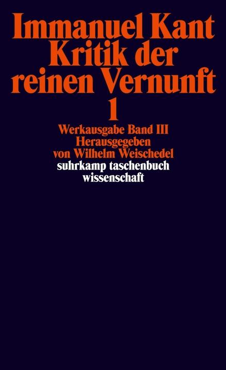 Actual product image Werkausgabe in 12 Bänden (German, Immanuel Kant, 1974)