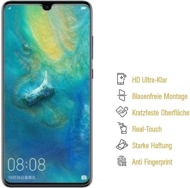 Produktbild Protectorking 3x Panzerfolie Anti-Shock HD Klar (3 Stück, Huawei Mate 20 X)