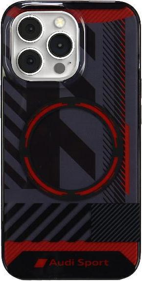 Produktbild Audi IML Sport MagSafe Case iPhone 13 Pro Max 6.7" czarny/black hardcase AU-IMLMIP13PM-RSQ/D2-BK (Apple iPhone 13 Pro Max)
