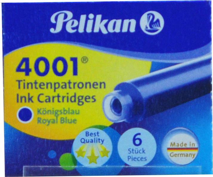Actual product image Pelikan 4001 Tp/6 (ink cartridges, Blue)