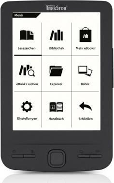 Trekstor e-Book Reader Pyrus mini (4.30", 2 GB, Schwarz)