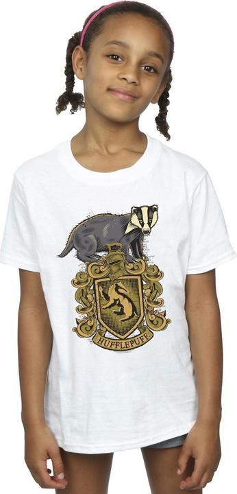 Produktbild Hufflepuff Sketch Crest TShirt Mädchen (140, 146)
