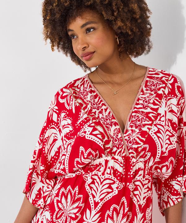 Produktbild Joe Browns Batwing Sleeve Wrap Front Tassel Tunic Dress (42)