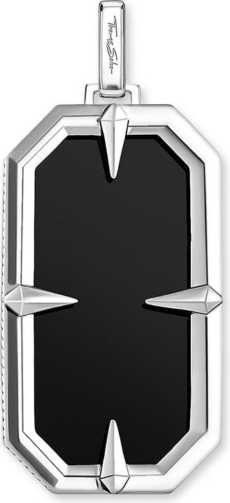 Actual product image Thomas Sabo Pendant compass star black (925 silver)
