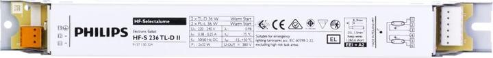 Actual product image Philips HF-S 236 electronic ballast (8711500999313)