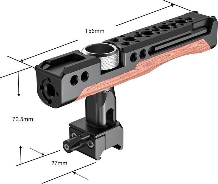 Image du produit SmallRig Poignée tournante de l'OTAN (Poignée)