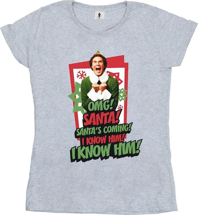 Image du produit Elf - T-shirt OMG SANTA - Femme (XXL)