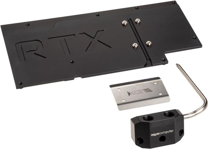 Image du produit Aqua Computer kryographics NEXT RTX 3080/3090 Strix Backplate GPU - actif XCS