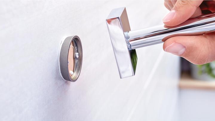 Actual product image tesa EKKRO WC replacement roll holder incl. adhesive solution without drilling