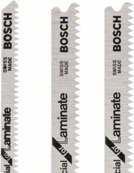 Immagine prodotto Bosch Professional Zubehör Set per laminato PRO, gambo a T, 3 pezzi.