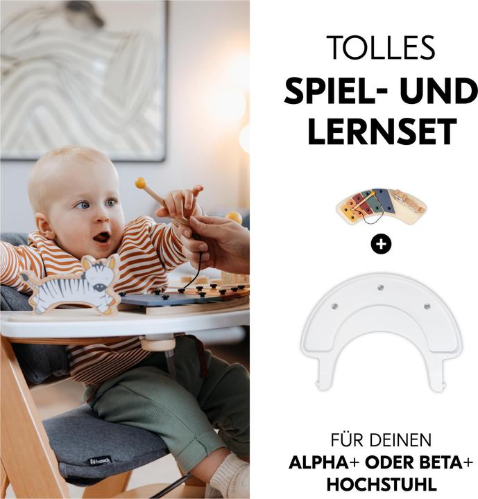 Produktbild Hauck Alpha Play Zebra (Englisch, Deutsch, Französisch, Italienisch, Schweizerdeutsch)