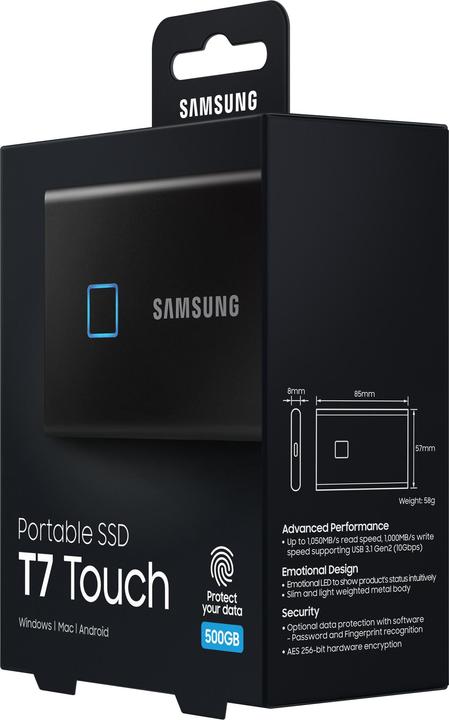 Immagine prodotto Samsung Portable T7 Touch (500 GB)