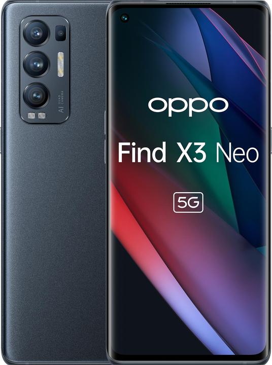 Actual product image OPPO Find X3 Neo (256 GB, Starlight Black, 6.50", Dual SIM, 50 Mpx, 5G)