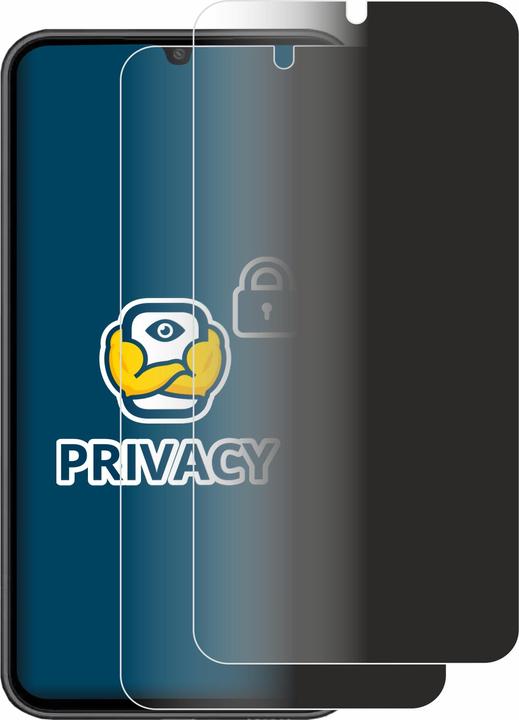 Productafbeelding BROTECT Anti-spionnetje privacyfolie Beschermfolie tegen blauw licht (2 Stuk, Samsung Galaxy A34 5G)