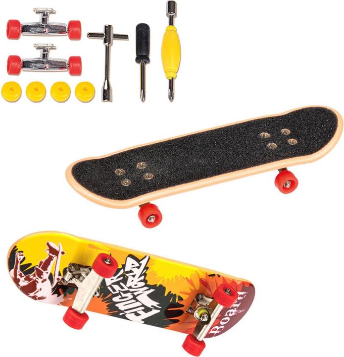 Actual product image Toi-Toys Finger skateboard 6-fold assorted (1.18")