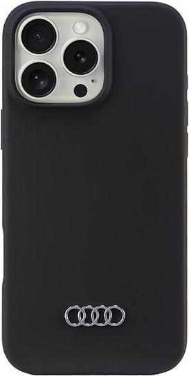 Image du produit Audi Etui silicone iPhone 16 Pro Max 6.9" czarny/black hardcase AU-LSRIP16PM-Q3/D1-BK (Apple iPhone 16 Pro Max)