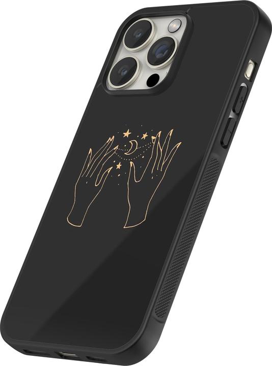 Immagine prodotto PhoneLook Cover Silicone nero Grigio mani magiche (Apple iPhone 13 Pro Max)