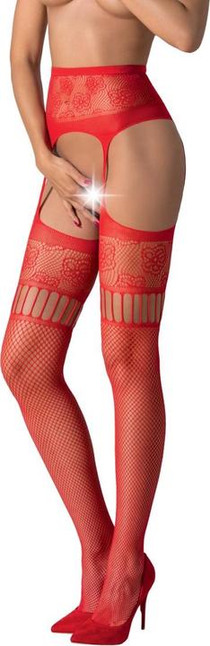 Produktbild Passion S030 Medias Con Liguero Rojo Talla Unica (One Size, Einzelpack)