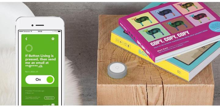 Actual product image myStrom MYSLPQWBB1 - WiFi Button