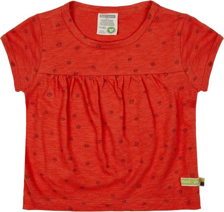 loud + proud Tunika Slub Jersey mit Druck (80)