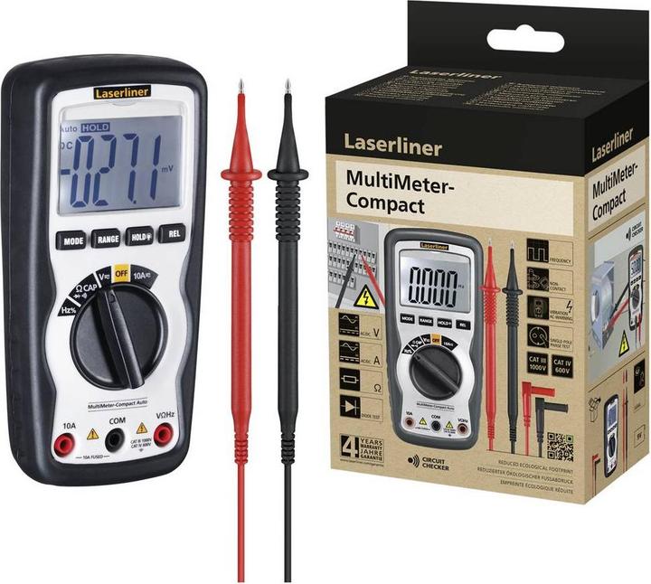 Actual product image Laserliner MultiMeter-Compact Hand-Multimeter