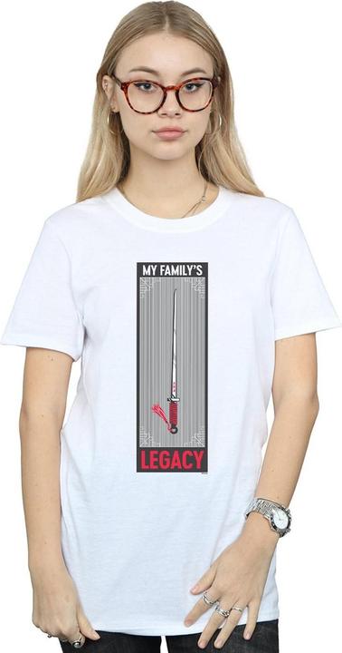 Actual product image Disney Womens/Ladies Mulan Movie Legacy Sword Cotton Boyfriend T-Shirt (S)