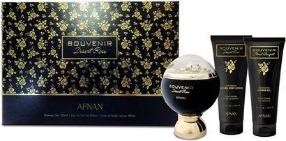 Produktbild Afnan Souvenir Desert Rose - EDP 100 ml + sprchovÃ½ gel 100 ml + tÄ›lovÃ© mlÃ©ko 100 ml (Eau de Parfum, 100 ml)