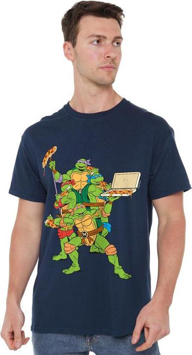 Immagine prodotto Teenage Mutant NT Pizza Party Maglietta Uomo (M)