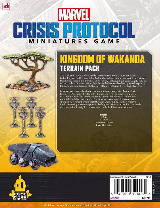 Produktbild Atomic Mass Games Marvel Crisis Protocol - Kingdom of Wakanda (Deutsch)
