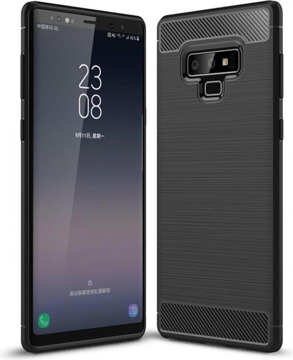 Actual product image Screenguard Samsung Galaxy Note9 Cover Carbon Brushed Soft TPU (Samsung Galaxy Note 9)