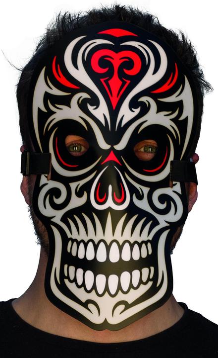 Actual product image Rubies Skull Mask Led