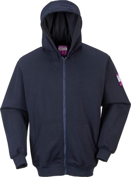 Portwest FR81 Hoodie mit durchgehendem Reissverschluss mit Kapuze